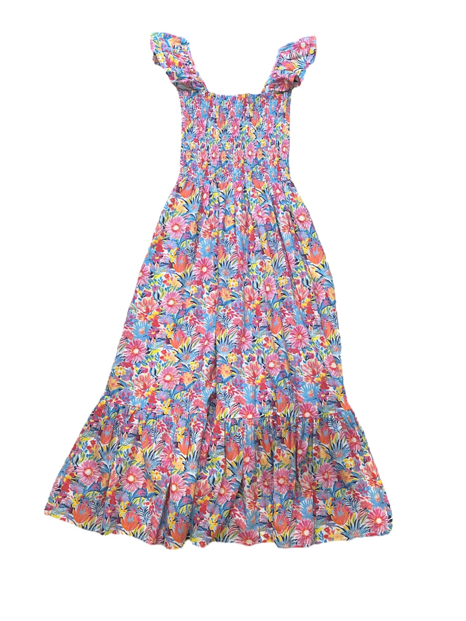 Mommy and Me Vacay Ready Smocked Top Dress Adult Size MEDIUM Mommy and Me Vacay Ready Smocked Top Dress Adult Size MEDIUM