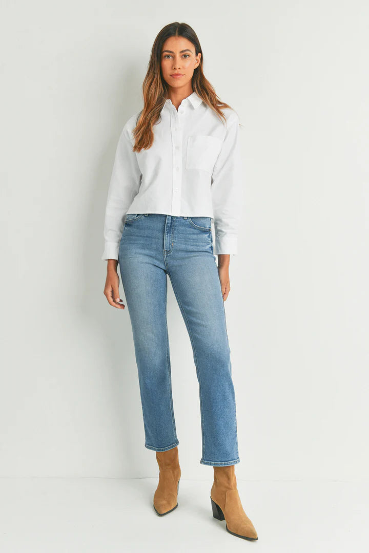 Toni High Rise Classic Straight Jean