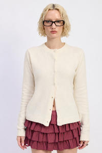 Baby You're a Star Cardigan in Off White