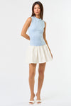 It Takes Two Blue and White Mini Dress