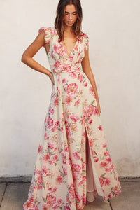 Fall For Floral Maxi Dress