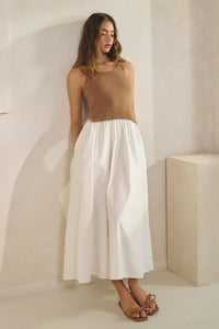 Sweater Top Maxi Dress