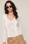 See Thru  You Lace Top