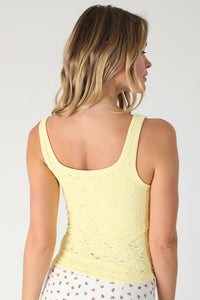 Floral Texture Tank Top MORE COLORS