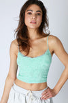 Double Lace Trim Seamless Tank MORE COLORS