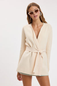 Dove Soft Knit Wrap Cardigan