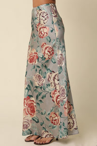 Cecile Floral Column Maxi Skirt