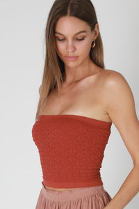 Seamless Textured Tube Top MORE COLORS