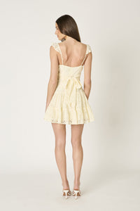 So Pretty Lace Dress in Butter