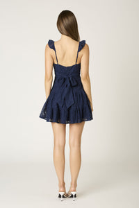 So Pretty Navy Lace Dress