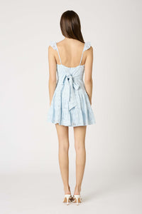 So Pretty Lace Dress in Sky Blue