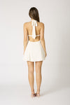 Ivory Lace Halter Dress