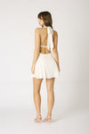 Ivory Lace Halter Dress