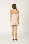 Stretchy Jersey Mini Dress in Taupe