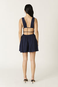 Plunging V Min iDress with Open Back