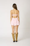 Daisy Eyelet Mini Dress in White