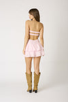 Daisy Eyelet Mini Dress in White