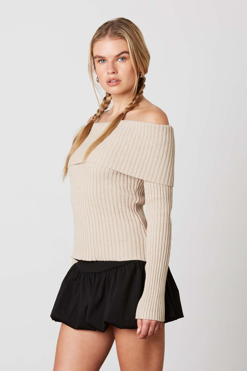 She's So Fine Off Shoulder Sweater