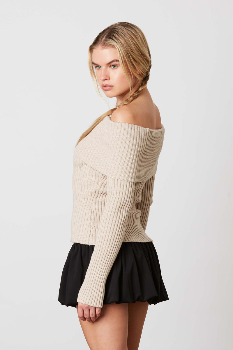 She's So Fine Off Shoulder Sweater