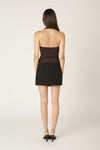 Delilah Square Neck Halter Top in Chocolate