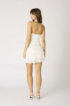 Delilah Square Neck Halter Top in White