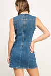 The Perfect Denim Mini Dress