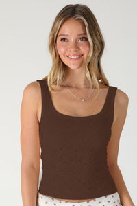 Floral Texture Tank Top MORE COLORS
