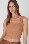Look My Way Double Lace Square Crop Top MORE COLORS