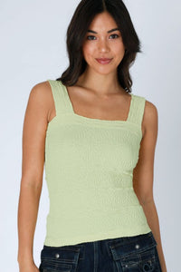 Seamless Square Neck Tank Top MORE COLORS
