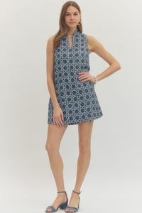 Geo Print Min Dress