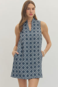 Geo Print Min Dress