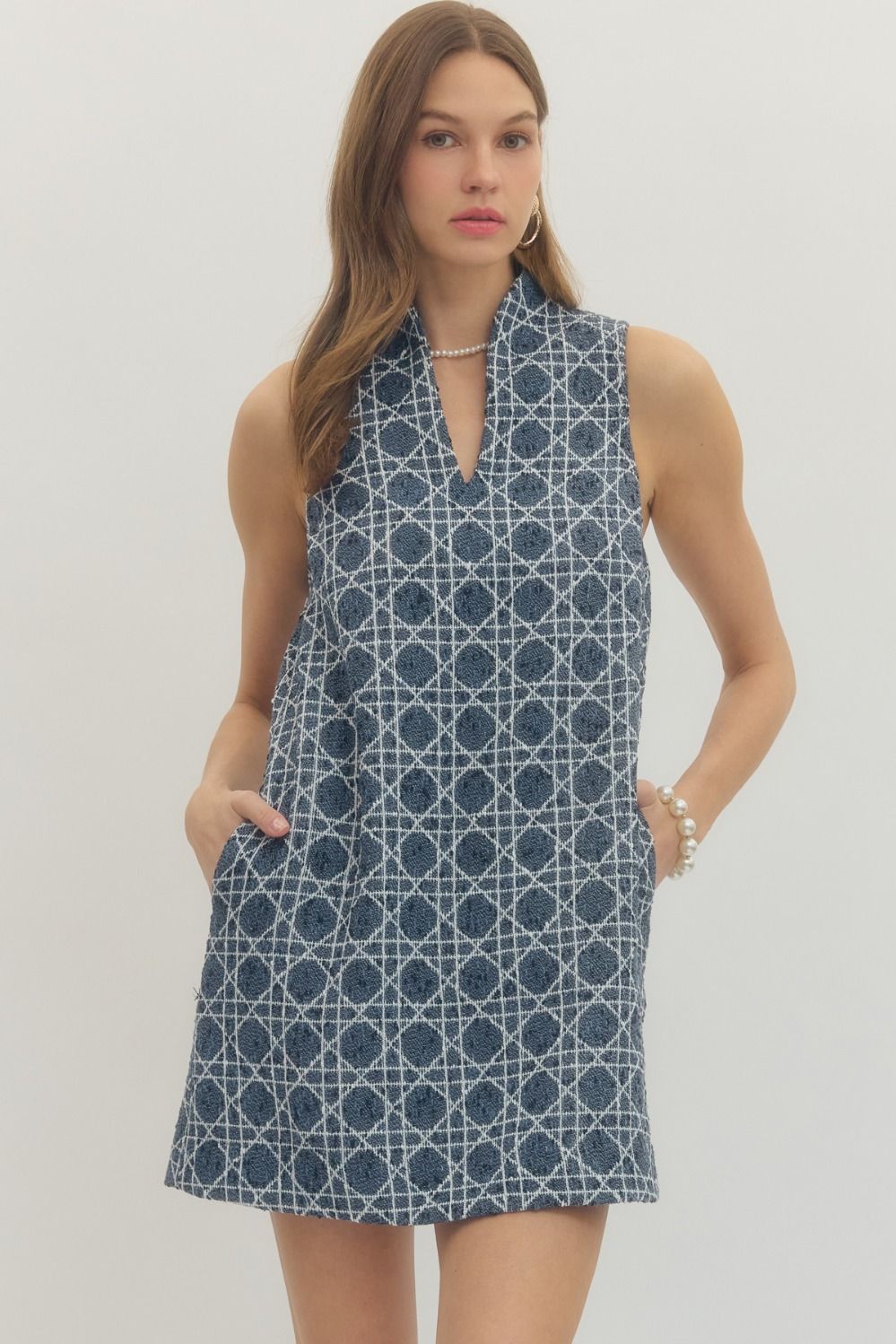 Geo Print Min Dress