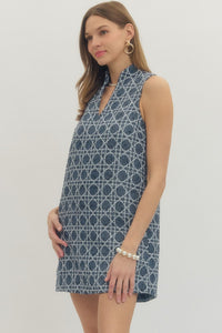 Geo Print Min Dress