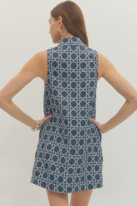 Geo Print Min Dress