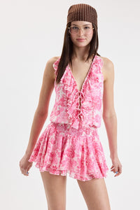 Isla Ruffle Layer Mini Dress