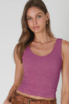 Reversible Texture Lace Top MORE COLORS