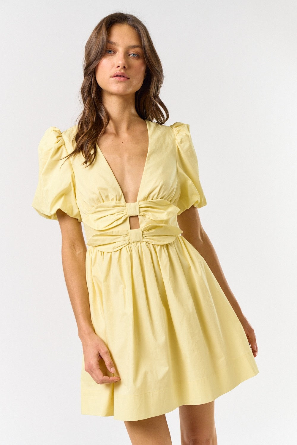 white christmas dresses Be Mine Butter Yellow Mini Dress XSmall / Butter white christmas dresses Be Mine Butter Yellow Mini Dress XSmall / Butter