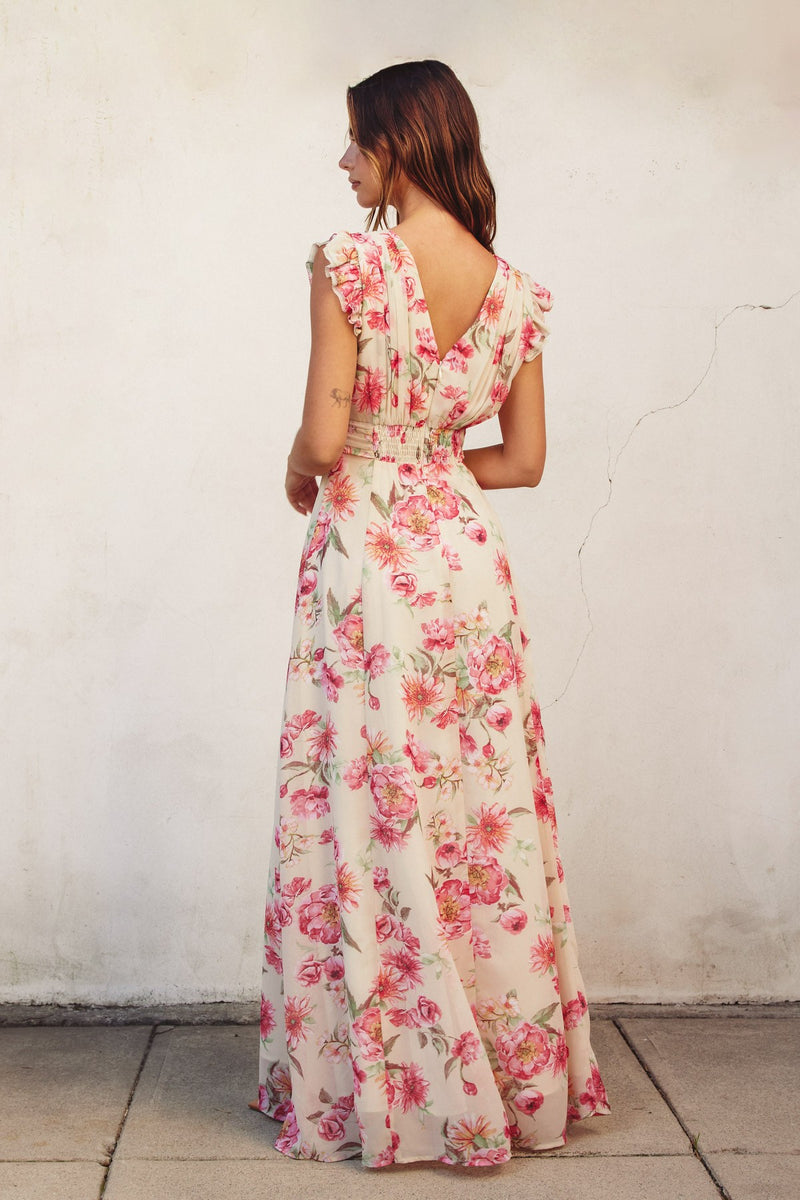 Fall For Floral Maxi Dress