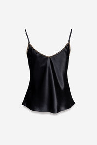Whipstitch Cami in Black