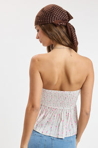 Keyhole Strapless Top