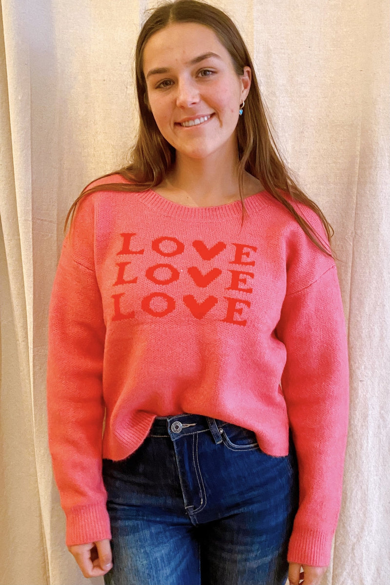 Love is All Around You Sweater FINAL SALE