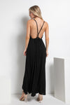 Lady in Lace Black Lace Top Maxi Dress