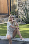 Marni Crochet Button Down Romper