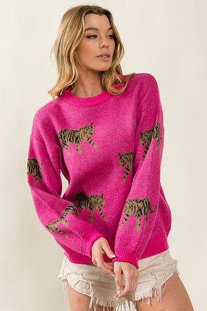 Eye of The Tiger Sweater MORE COLORS